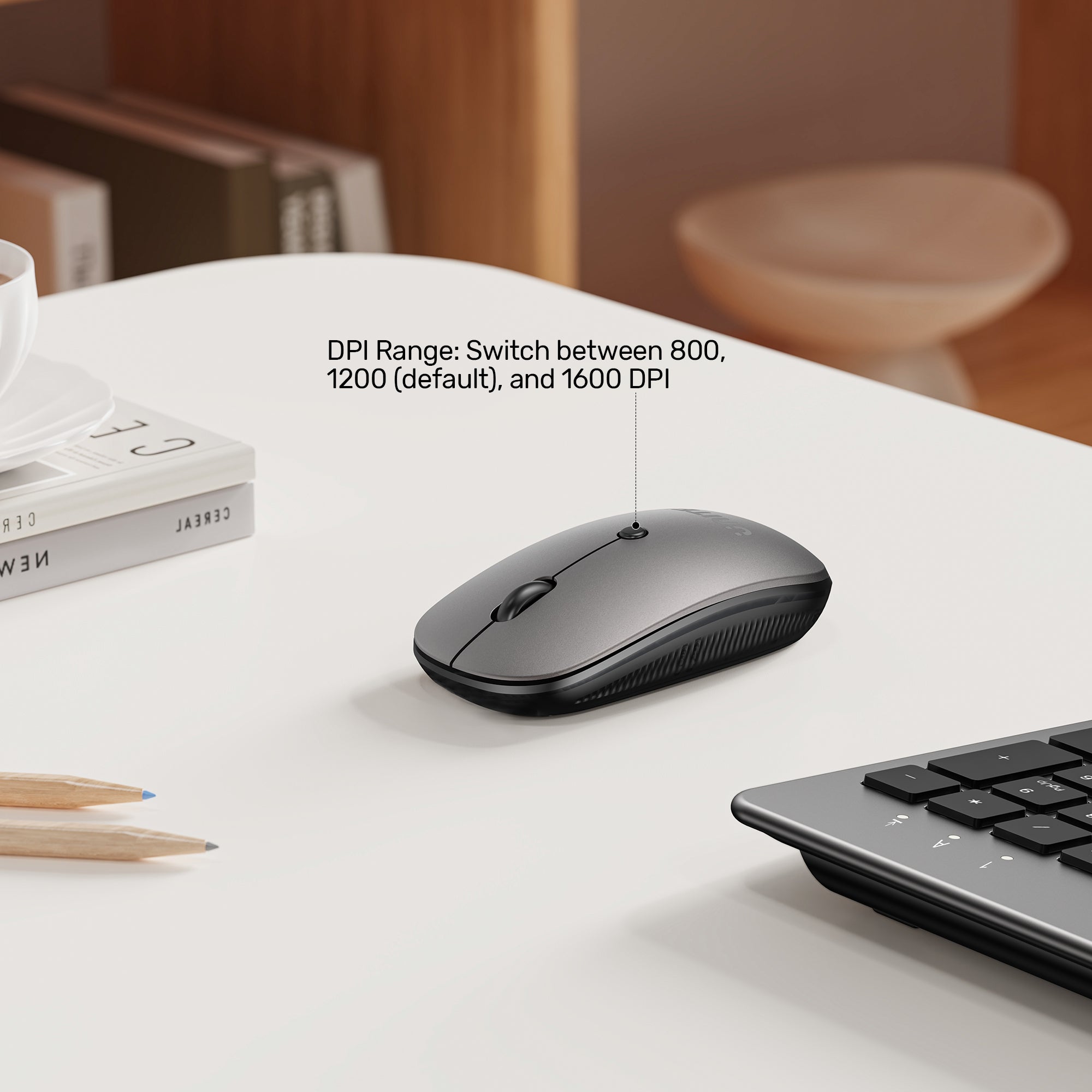 SlimDuo 2.4GHz Wireless Keyboard and Mouse Combo