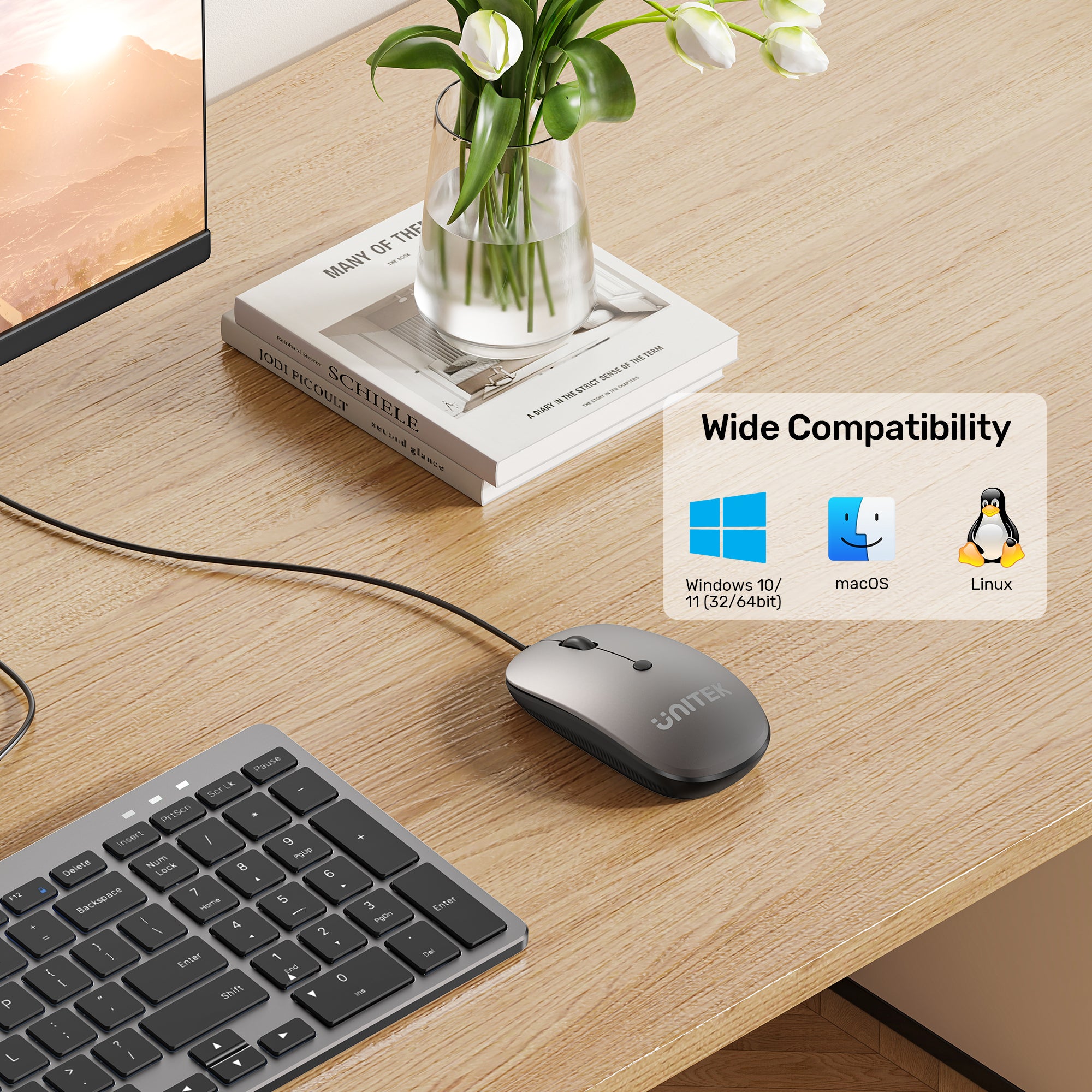 SlimTrack Wired Optical Mouse