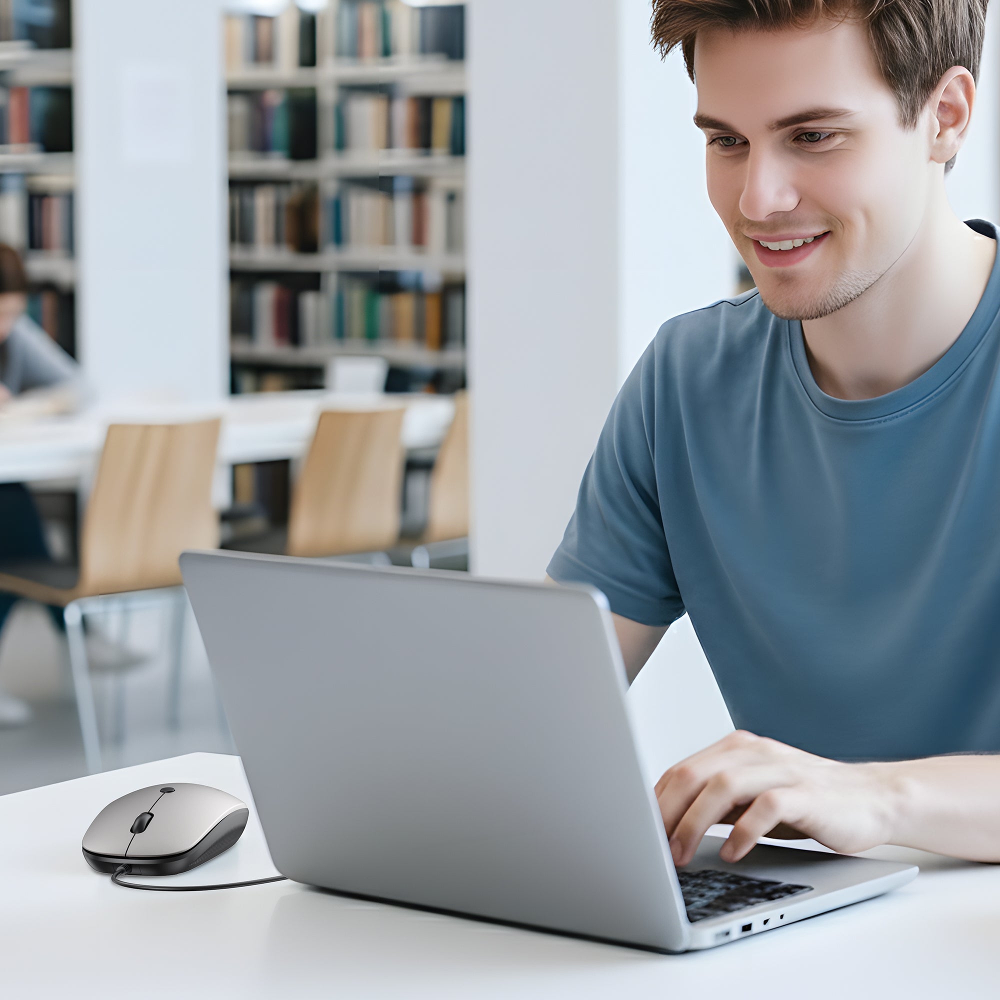 SlimTrack Wired Optical Mouse