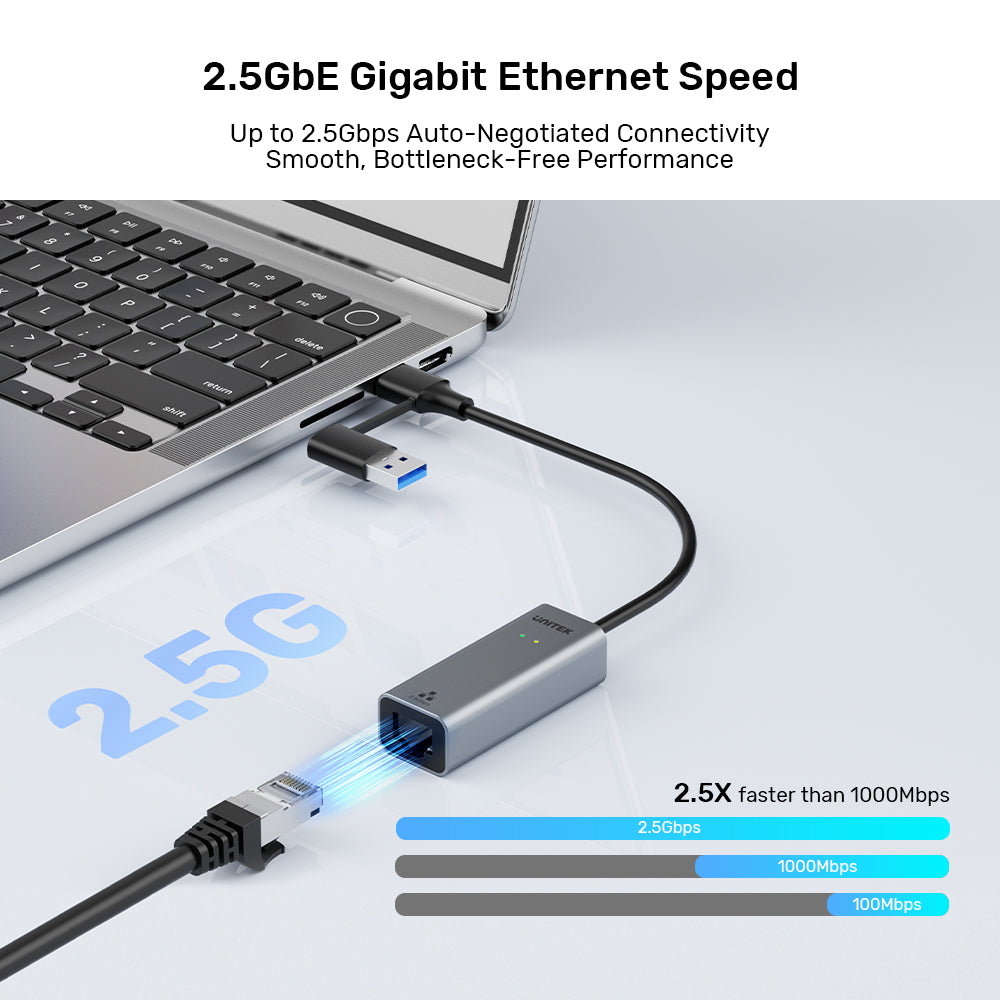 USB to 2.5Gbps Ethernet Adapter