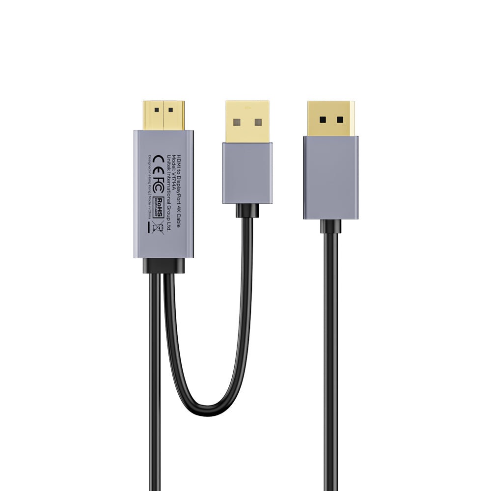 HDMI to DisplayPort 4K Cable 1.8M