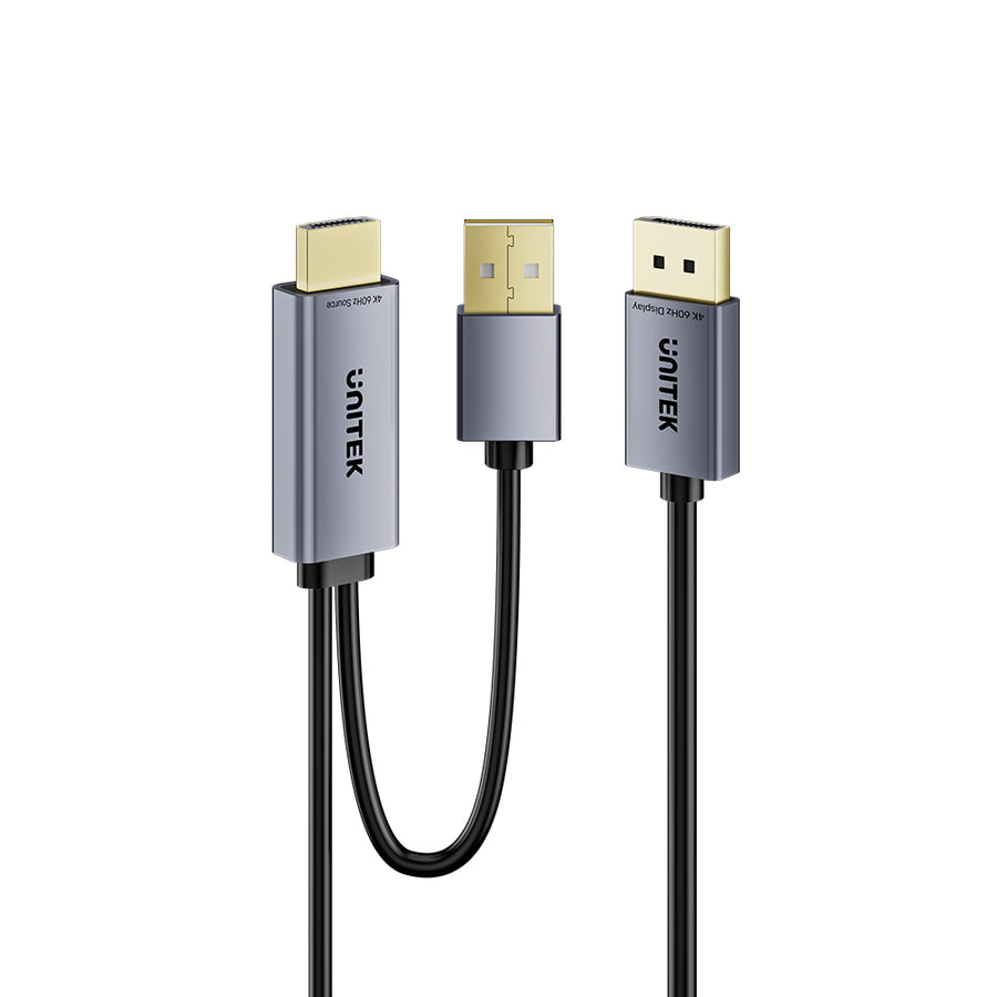 HDMI to DisplayPort 4K Cable 1.8M | UNITEK
