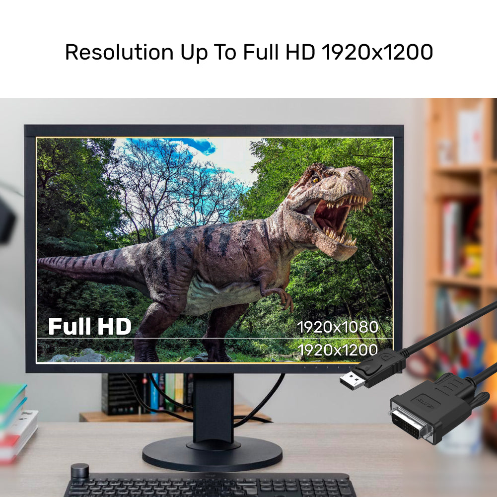 DisplayPort to DVI Cable