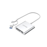 3 Ports USB3.0 Card Reader With USB-C Adapter