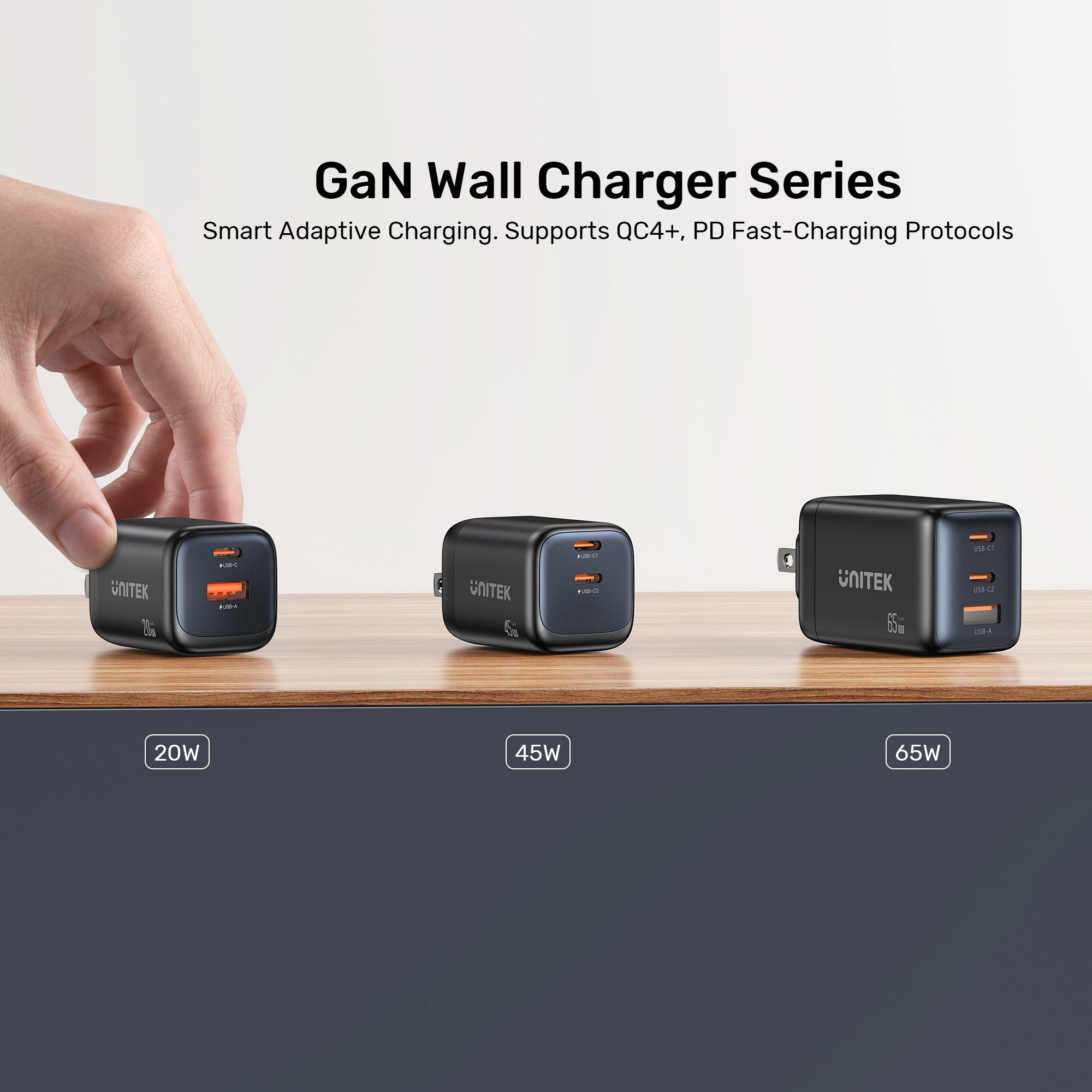 Zeno 20W Dual-Port Gan Wall Charger