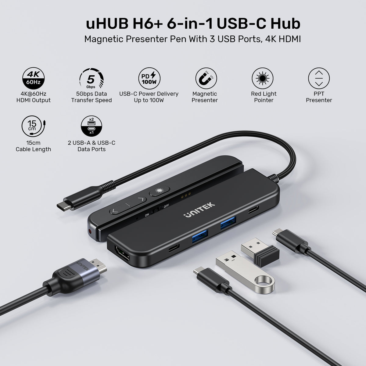 uHUB H6+ Present Pro
