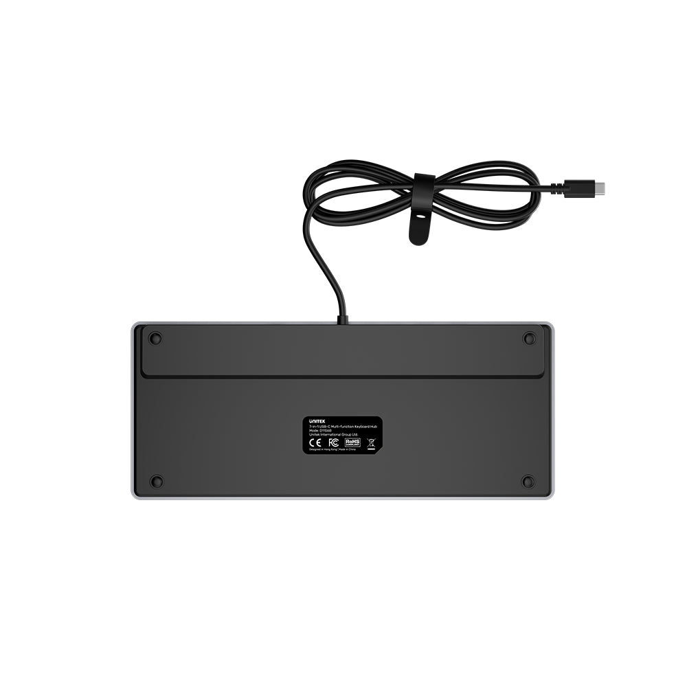 7-in-1 USB-C Multi-function Keyboard Hub