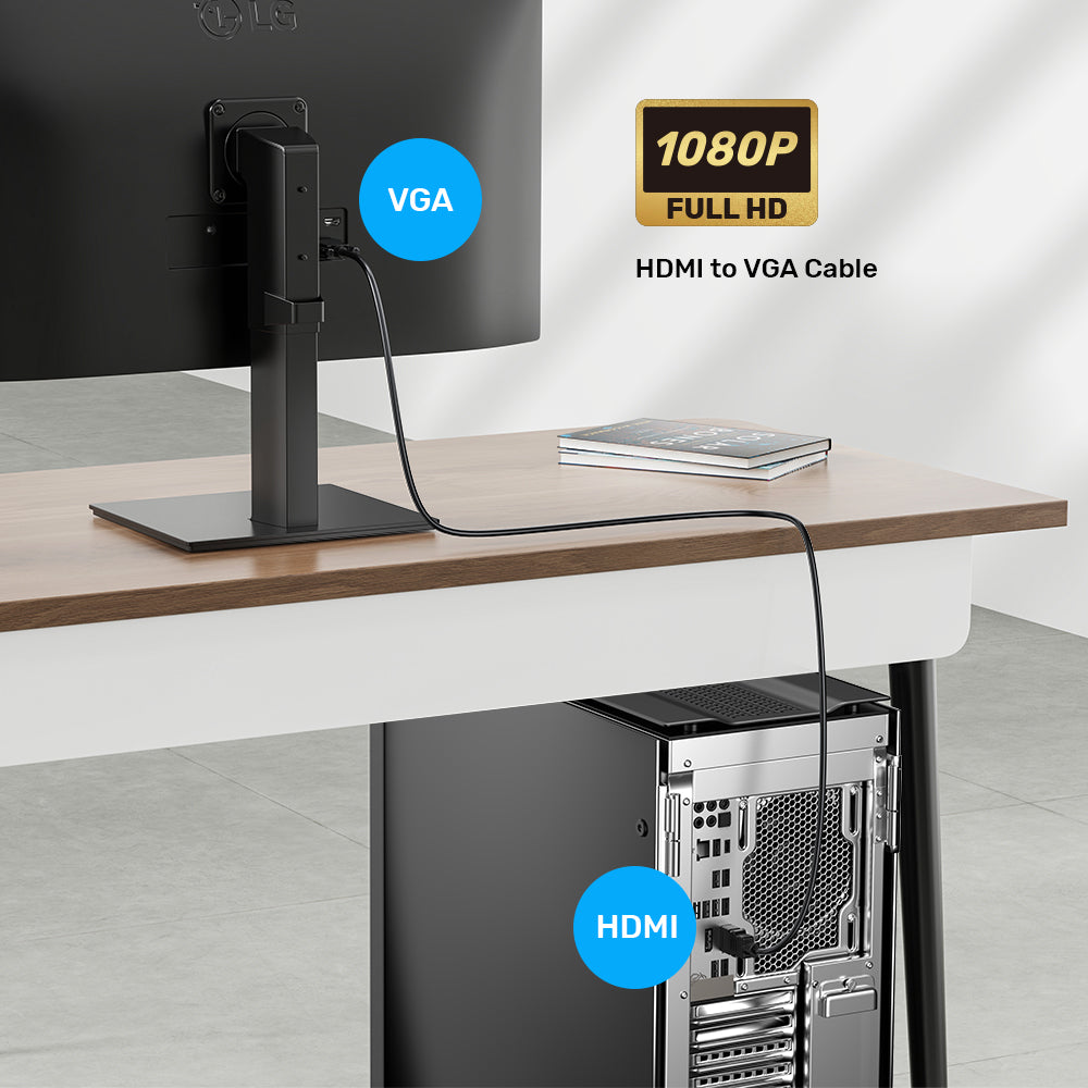 HDMI to VGA Cable