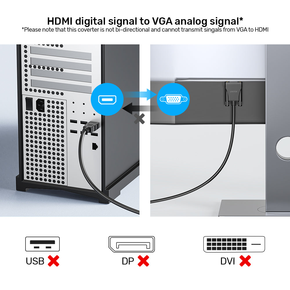 HDMI to VGA Cable