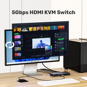 5Gbps HDMI KVM Switch