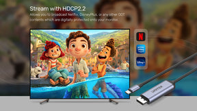 USB-C to DisplayPort1.4 Cable 1.8M