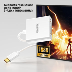 USB-C to DVI Adapter