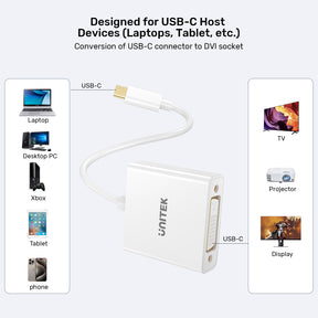 USB-C to DVI Adapter