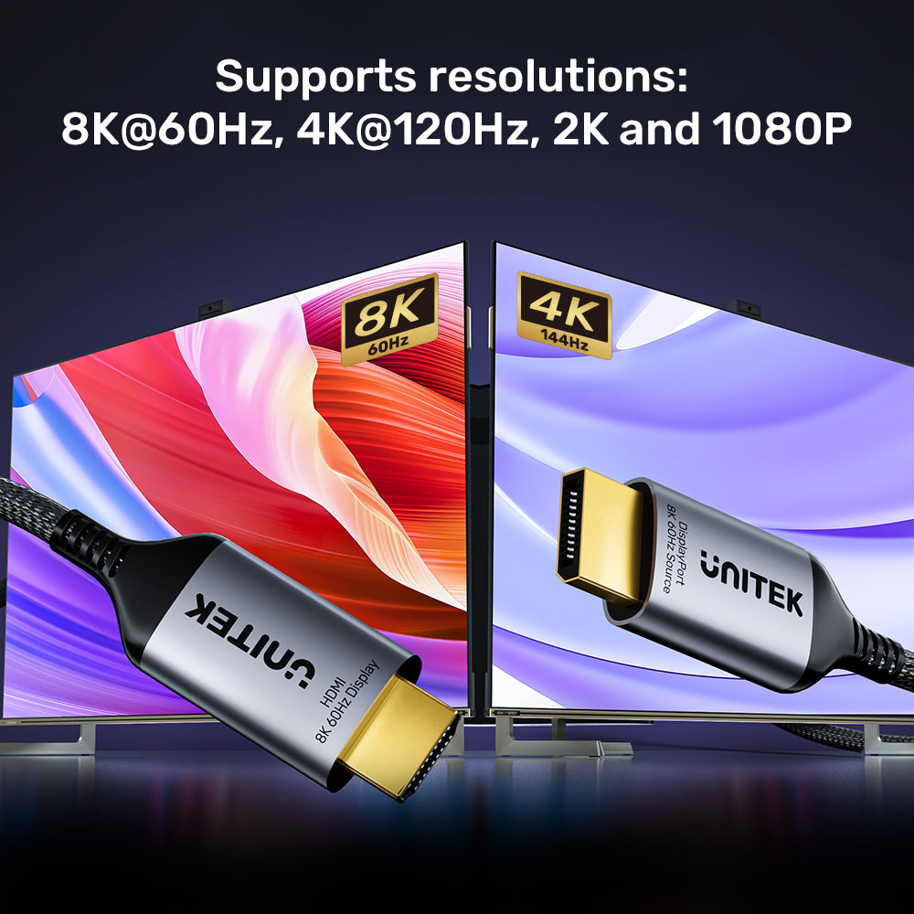 DisplayPort 1.4 - HDMI 8K 케이블