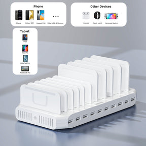 60W 10 Port USB Charging Station