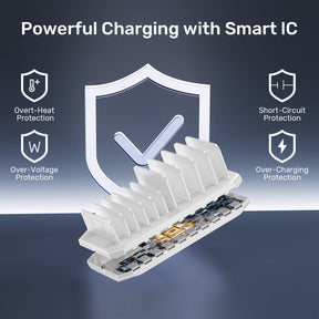 60W 10 Port USB Charging Station