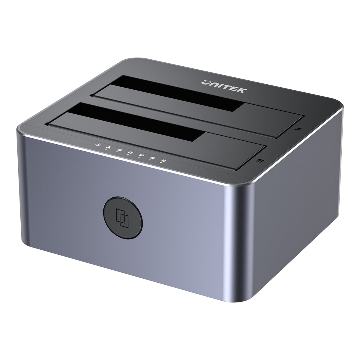 5Gbps Dual-Bay SATA Docking Station UK Grey