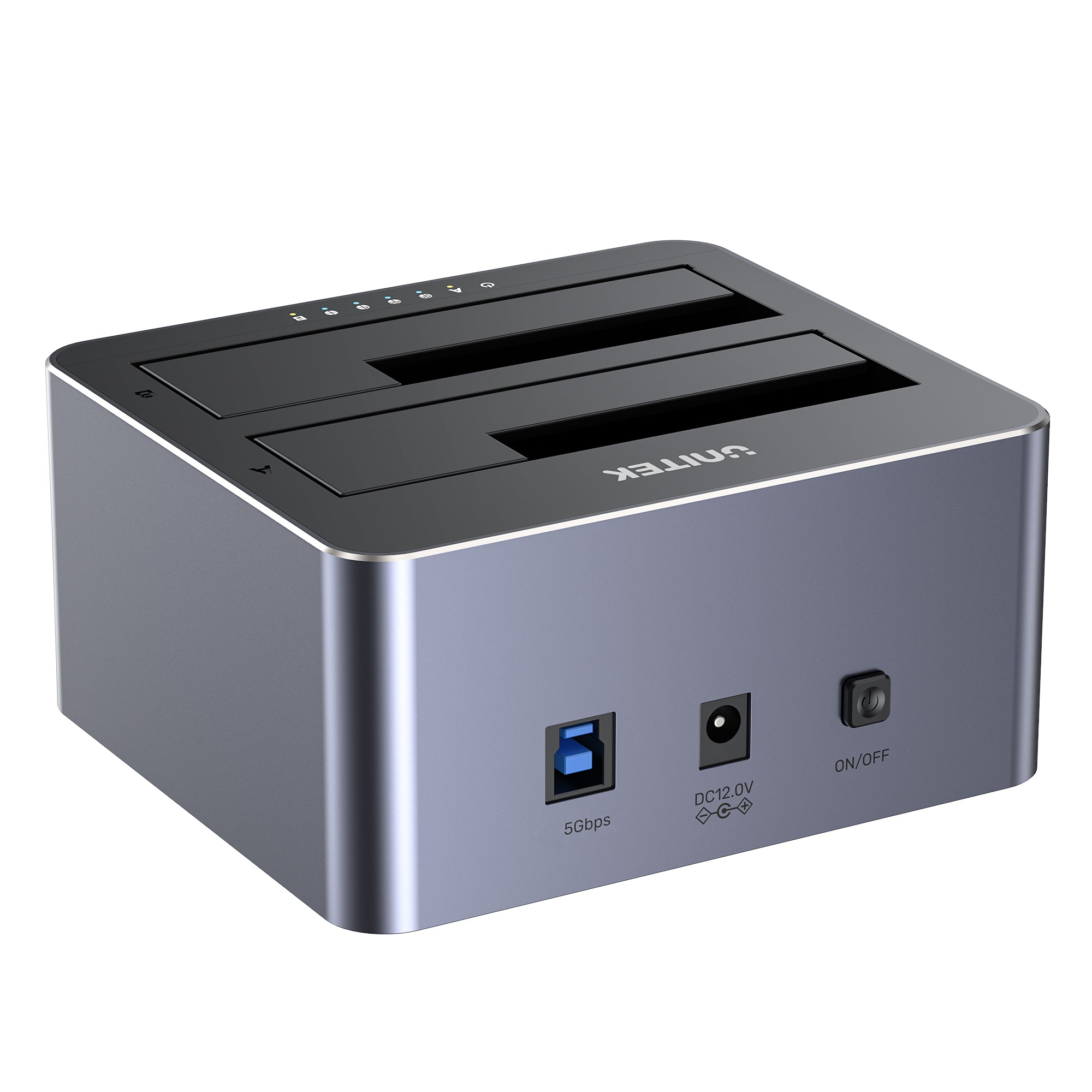 5Gbps Dual-Bay SATA Docking Station