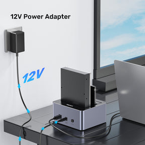 5Gbps Dual-Bay SATA Docking Station