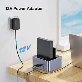 10Gbps Dual-Bay SATA Docking Station