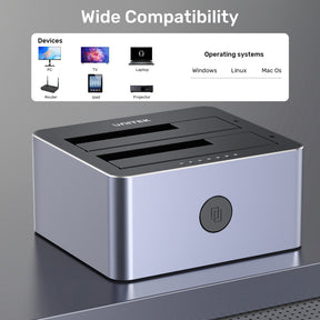 10Gbps Dual-Bay SATA Docking Station