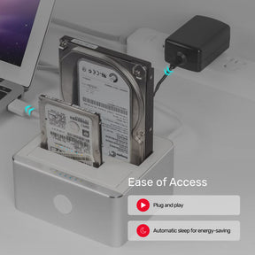 10Gbps Dual-Bay SATA Docking Station