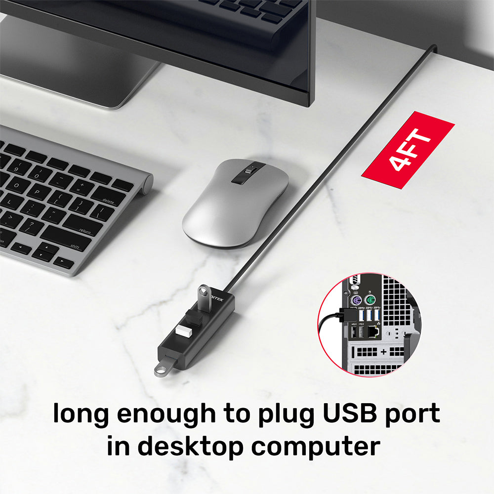 4-in-1 USB-A 5Gbps Hub