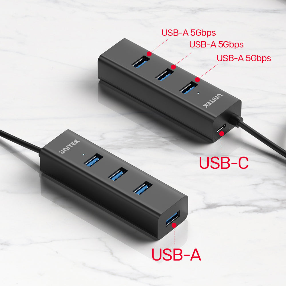 4-in-1 USB-A 5Gbps Hub