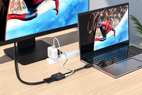 HDMI to VGA Adapter with 3.5mm for Stereo Audio