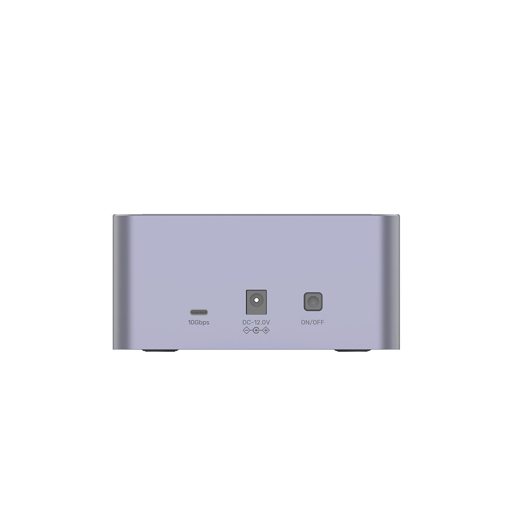 USB3.1 to SATA6G 2.5"/3.5" デュアル ベイ ステーション、オフライン クローン機能付き