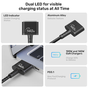 USB-C to Magnetic 3 Charging Cable