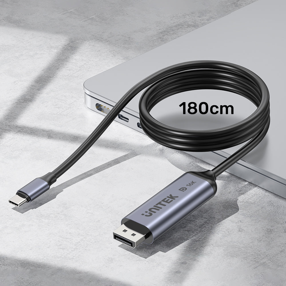 16K USB-C to DisplayPort Bidirectional Cable