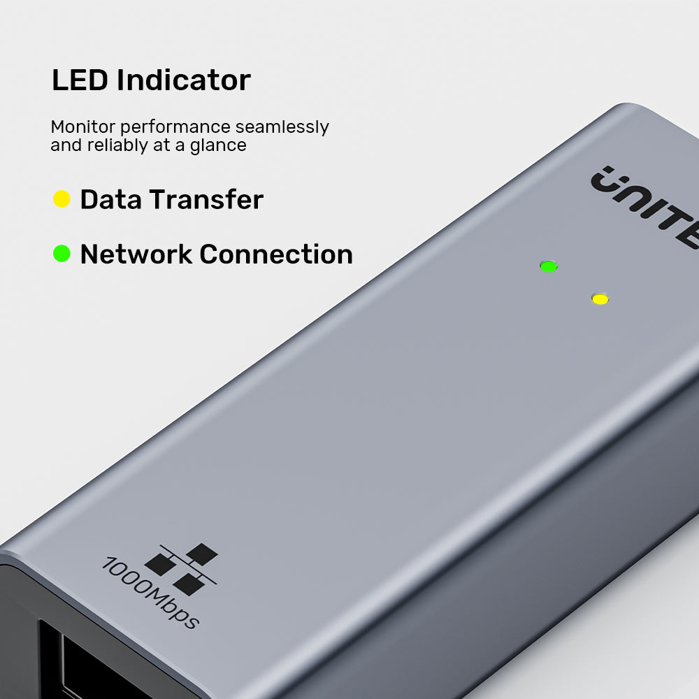 USB-C / USB-A to Gigabit Ethernet Adapter