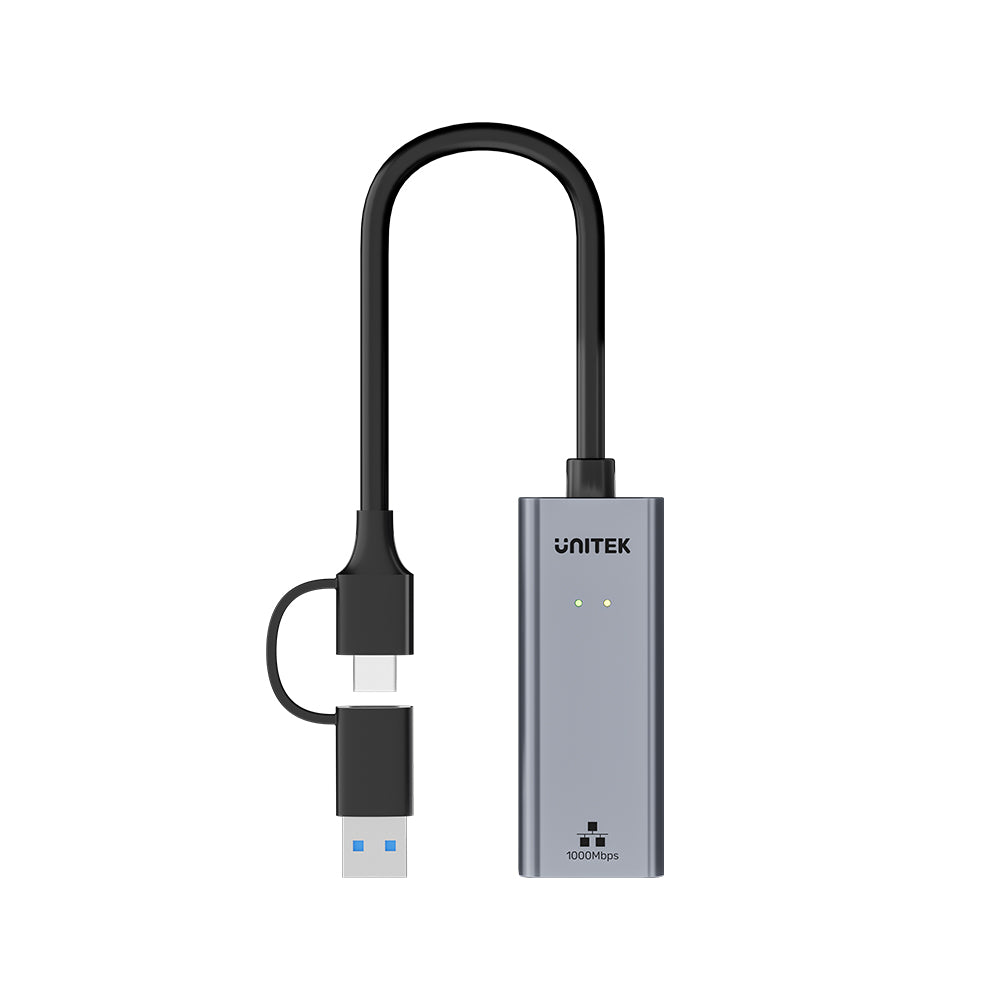 USB-C / USB-A to Gigabit Ethernet Adapter