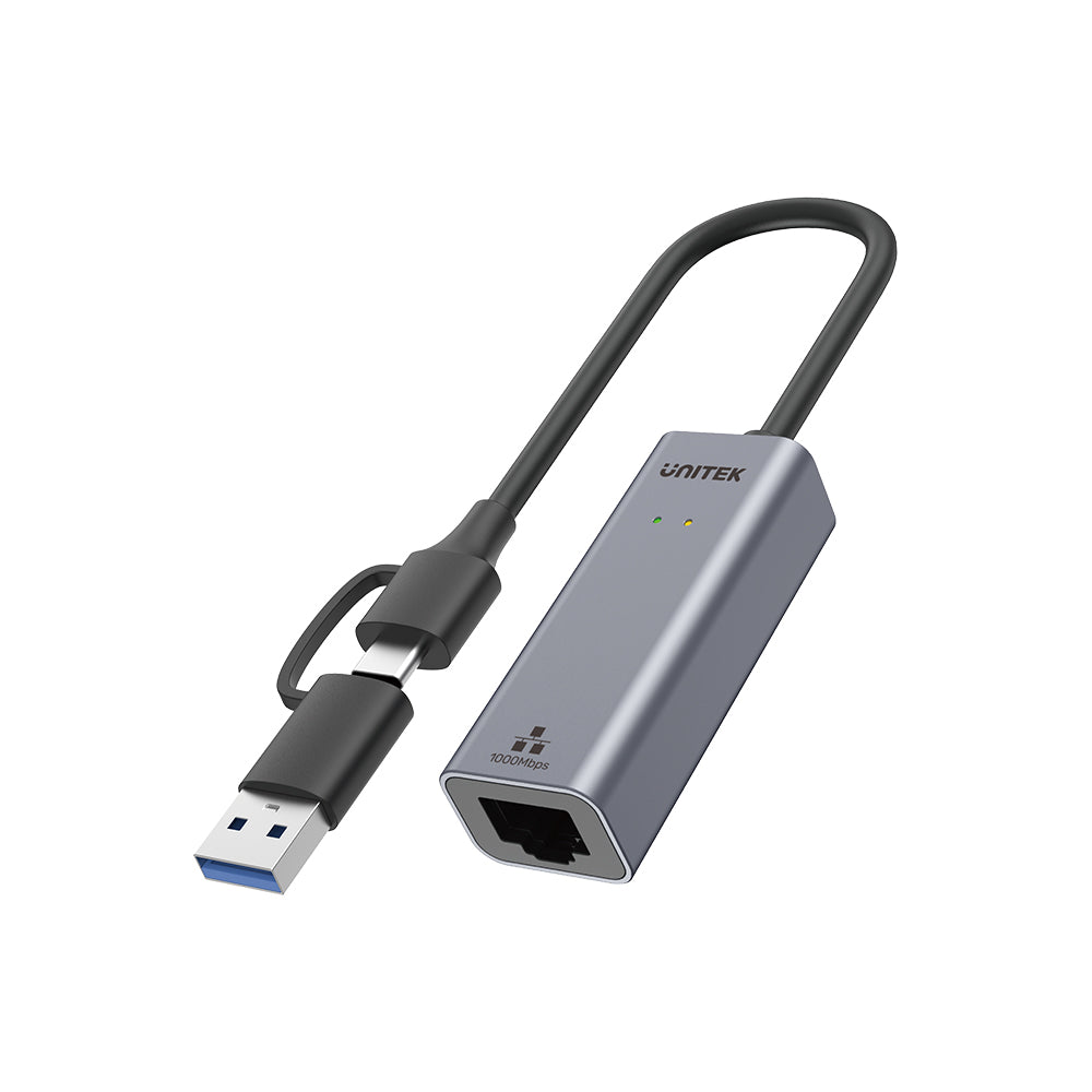 USB-C / USB-A to Gigabit Ethernet Adapter