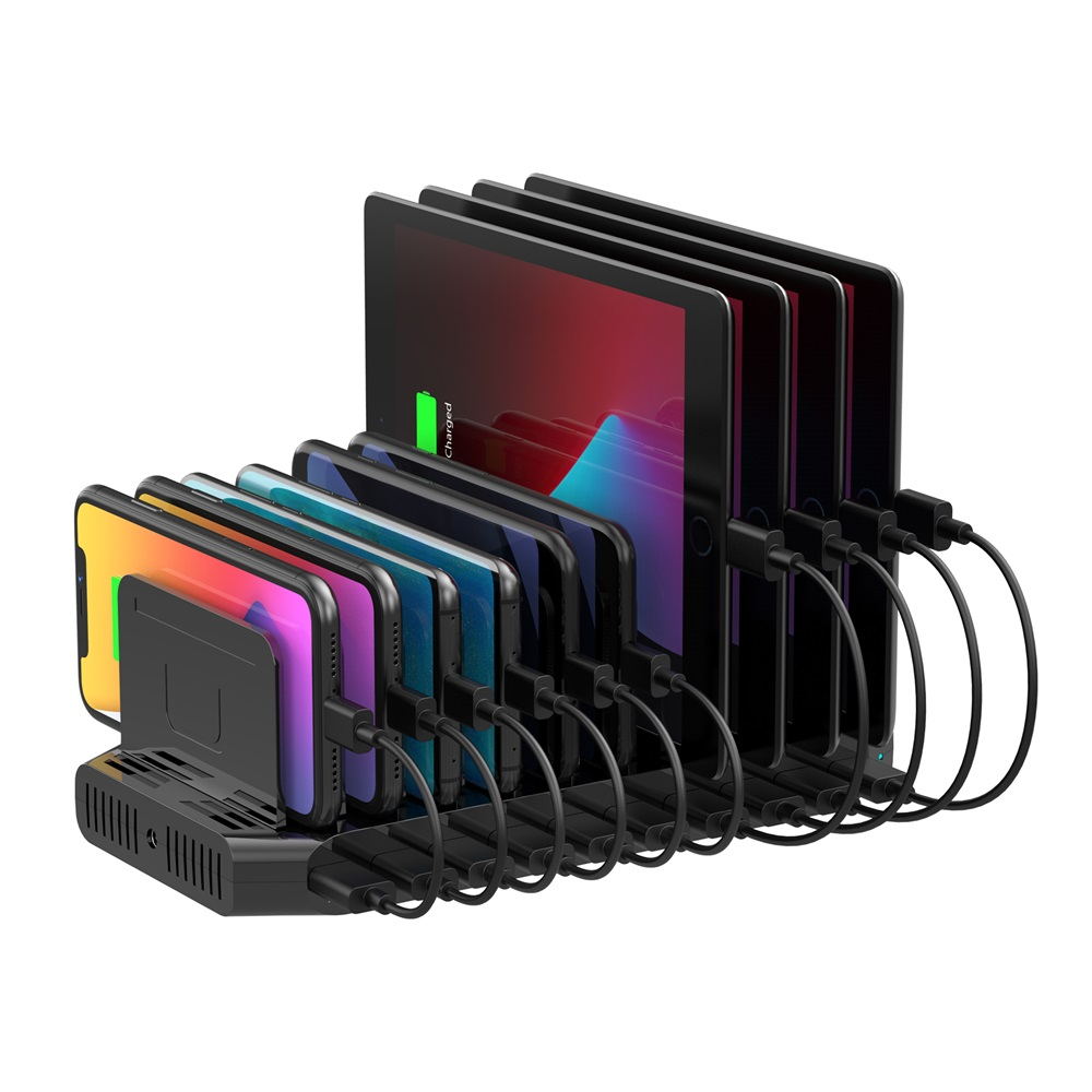 10-Port USB Charging Station 60W