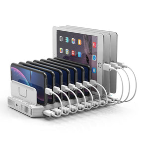 10 Port USB Charging Station QC 2.0 60W
