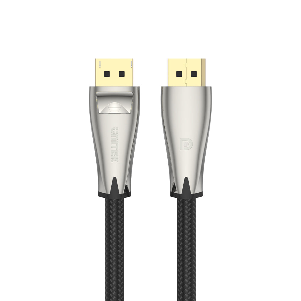 Cable DisplayPort 1.4, M/M, 8K 60Hz, 4K 240Hz, Shielded, 2m, black, Ewent  EC1406 - Eventus Sistemi