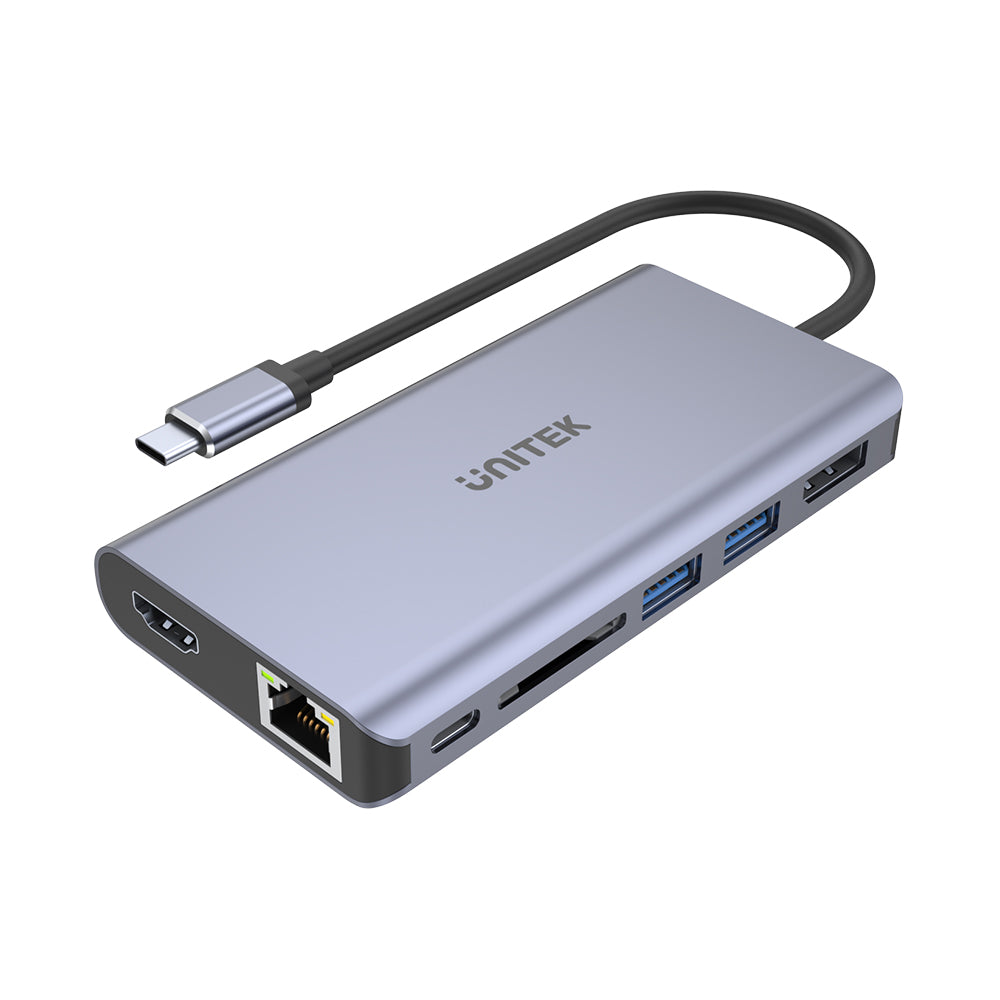 uHUB S7+ USB-C 7-Multifuntion-Port 5Gbps Hub With 4K DP & PD 100W