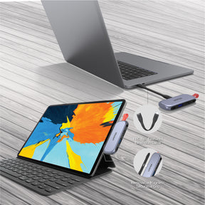 uHUB Q4 Lite 4-in-1 USB-C Hub for iPad Pro and Air with HDMI and 100W Power Delivery