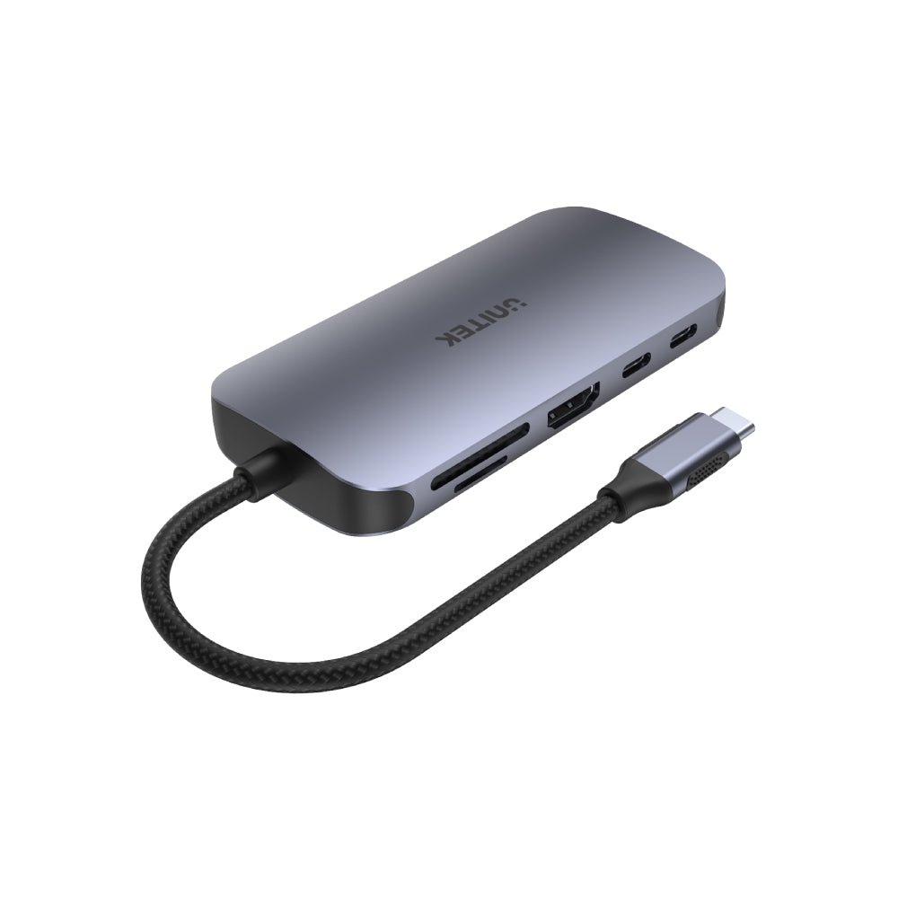uHUB N9+ 9-in-1 USB-C 이더넷 허브(HDMI, 100W Power Delivery 및 듀얼 카드 리더기 포함)