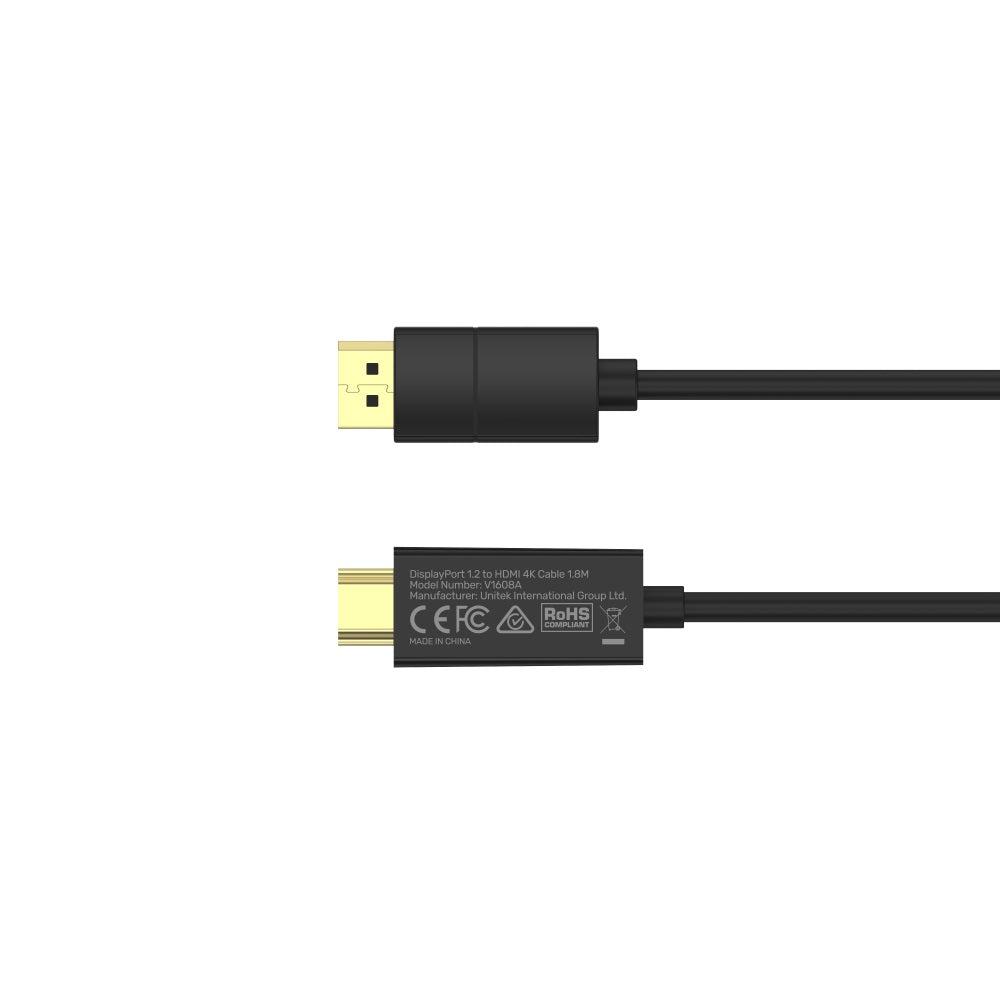 DP 1.2 to HDMI 4K Cable 1.8M