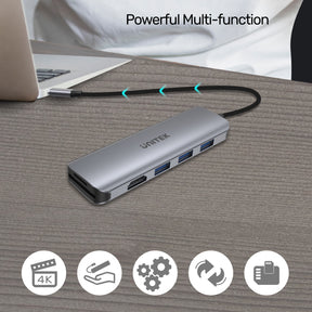 uHUB P5+ 6-in-1 USB-C Hub with HDMI