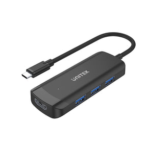 uHUB Q4+ 4-in-1 Powered USB-C Hub with HDMI