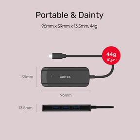 uHUB Q4+ 4-in-1 Powered USB-C Hub with HDMI