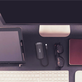 uHUB Q4+ 4-in-1 Powered USB-C Hub with HDMI