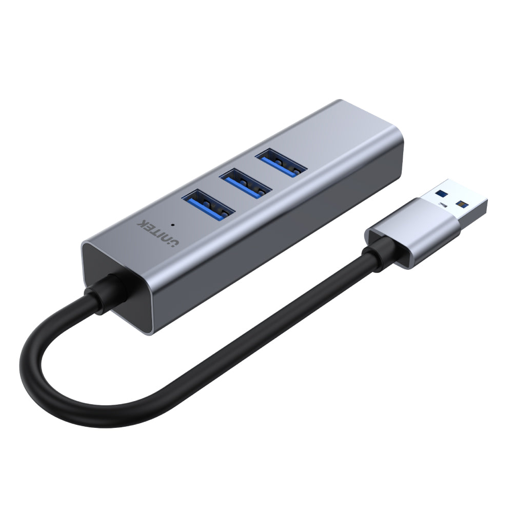 uHUB Q4+ 4-in-1 USB-A Ethernet Hub
