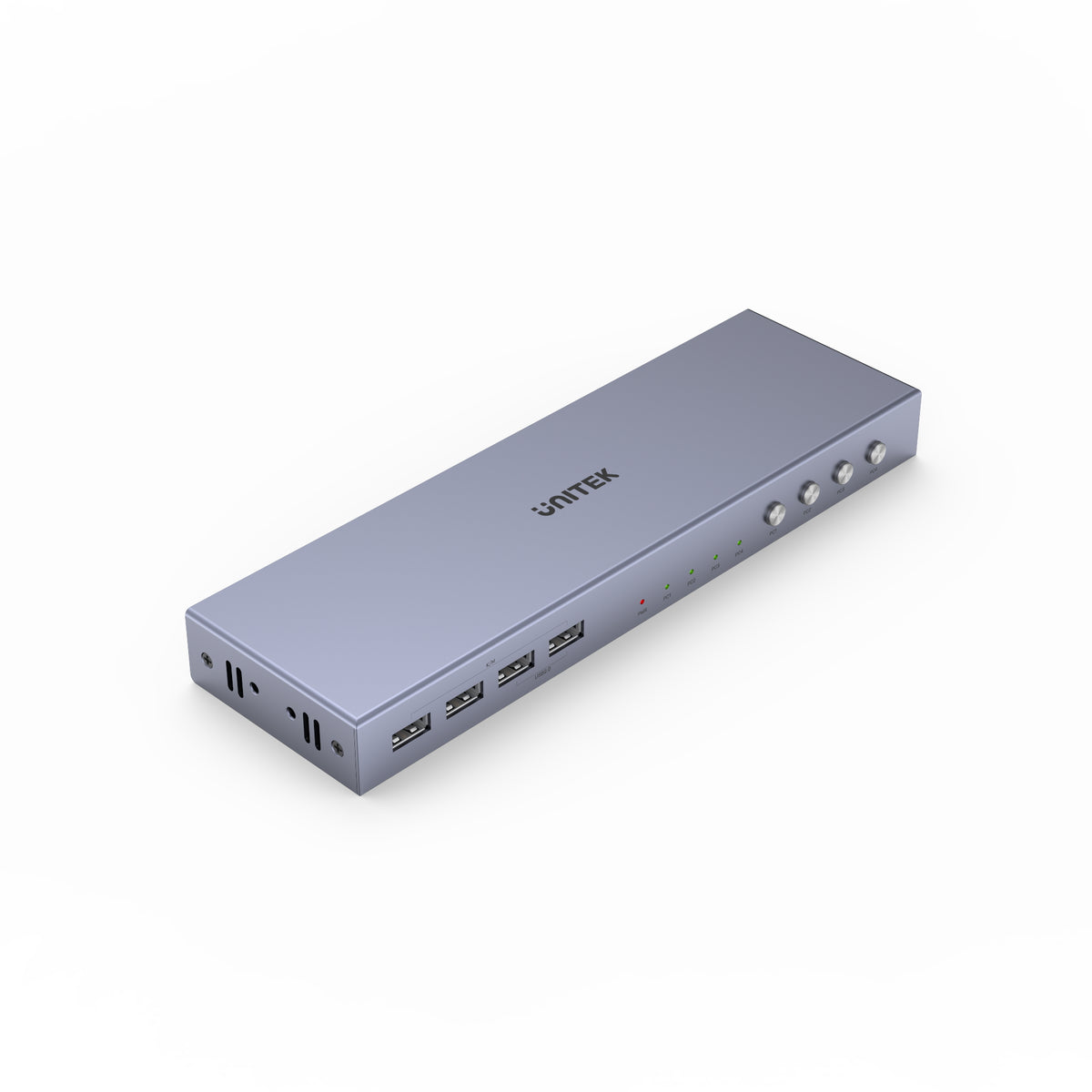 USB C KVM Switch 2 Port 4K@60Hz - with 3 USB 2.0 Ports & 100W Power  Delivery, Type C KVM Switch for 2 Computers Share 1 Monitor Keyboard &  Mouse