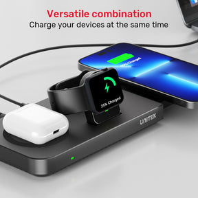 MagMighty COMBO 6 6-in-1 Wireless Charging Pad for Smartphone, Apple Watch & Earbuds