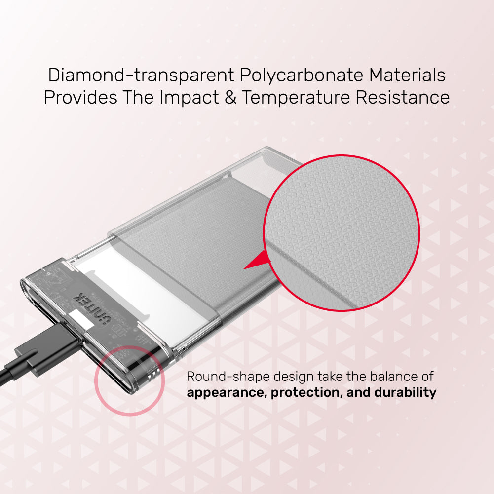 DiskGuard Limpid R SATA III 2.5 HDD/SSD Hard Disk Enclosure
